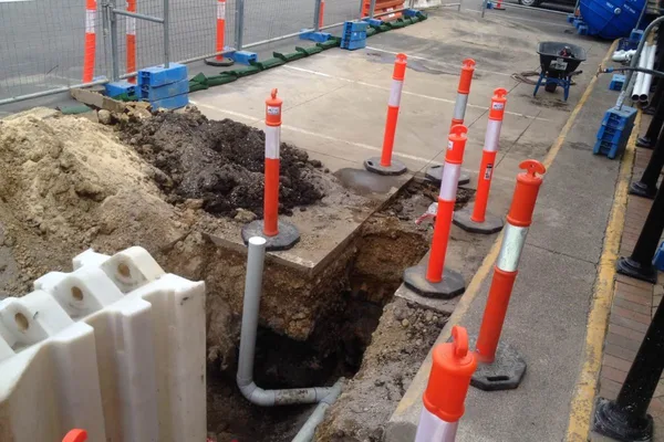 clearing blocked drains