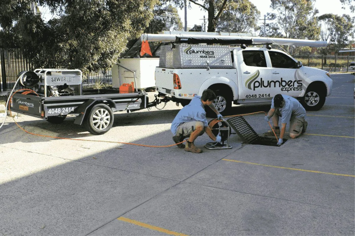 Plumbers Express at work